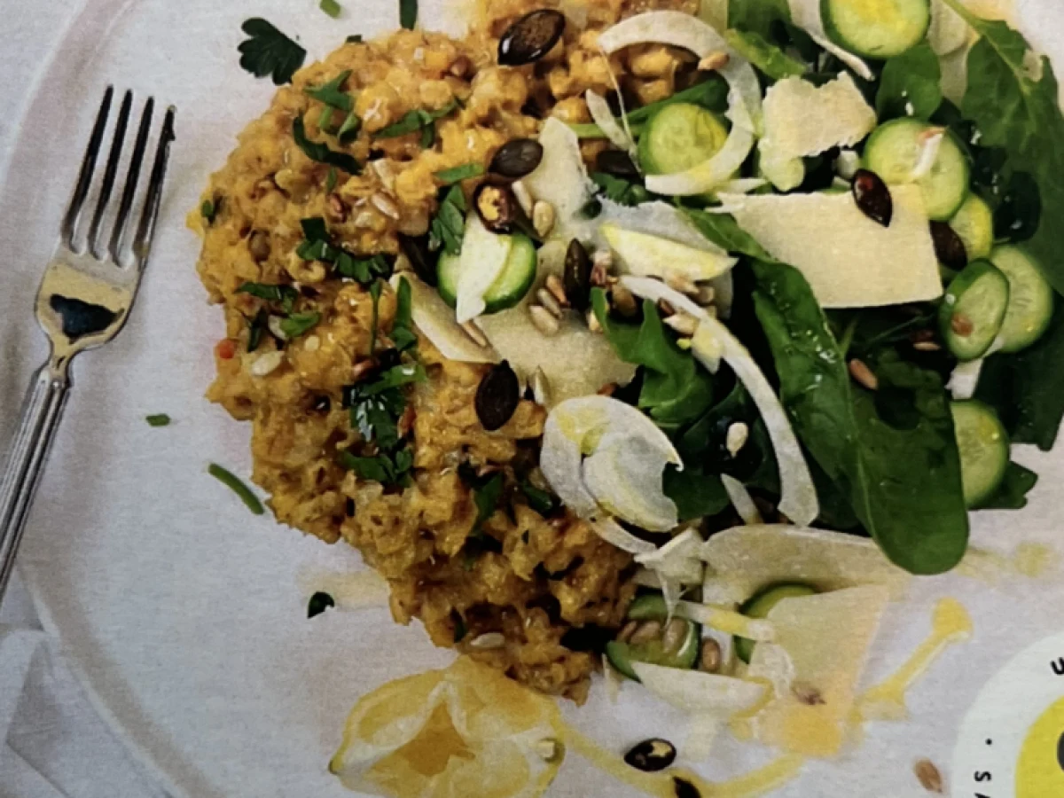 Gem Squash & Barley Risotto